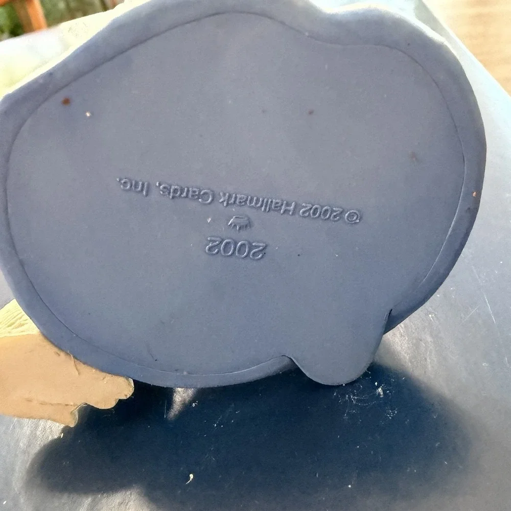 2002 Hallmark Blue Santa Christmas Ornament Bunny Penguin Polar Bear